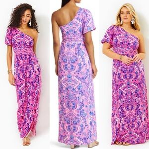 NWT Lilly Pulitzer Solana One Shoulder Dress